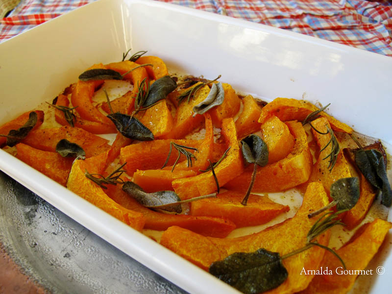 zucca al forno